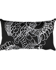 Energetic Elemental Rectangular Pillow