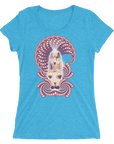 Women's Fractal Labyrinth Tri-blend T-shirt