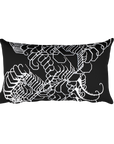 Energetic Elemental Rectangular Pillow