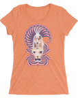Women's Fractal Labyrinth Tri-blend T-shirt