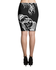 Natural Elemental Pencil Skirt