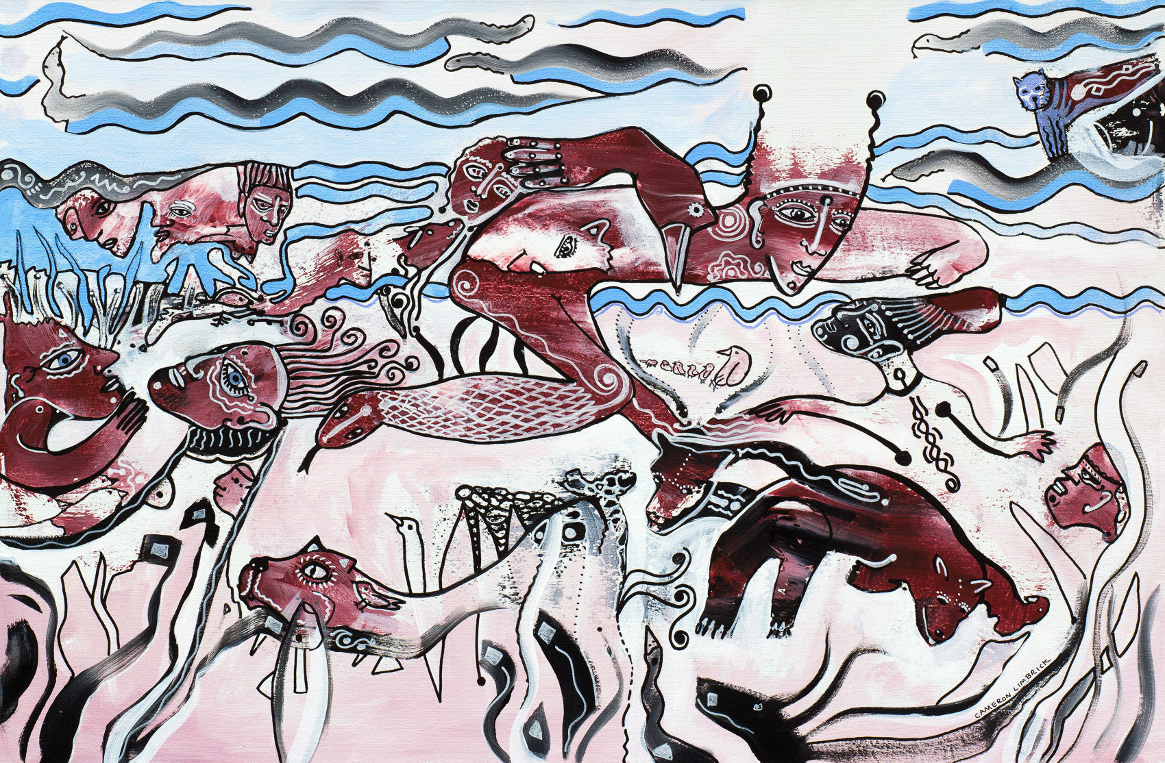 Ancient Dream by Cameron Limbrick - Acrylic Painting