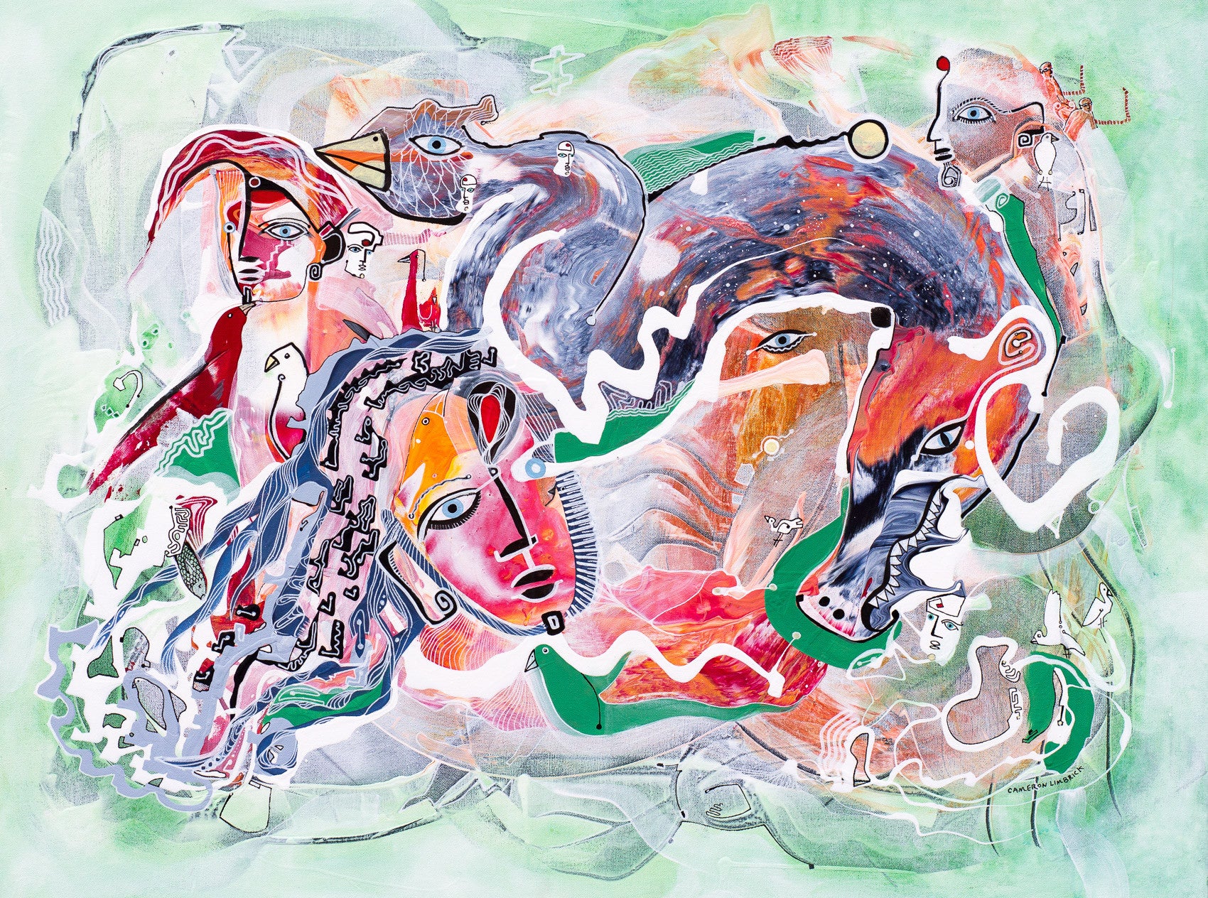 Dragon Maker by Cameron Limbrick - Acrylic Painting