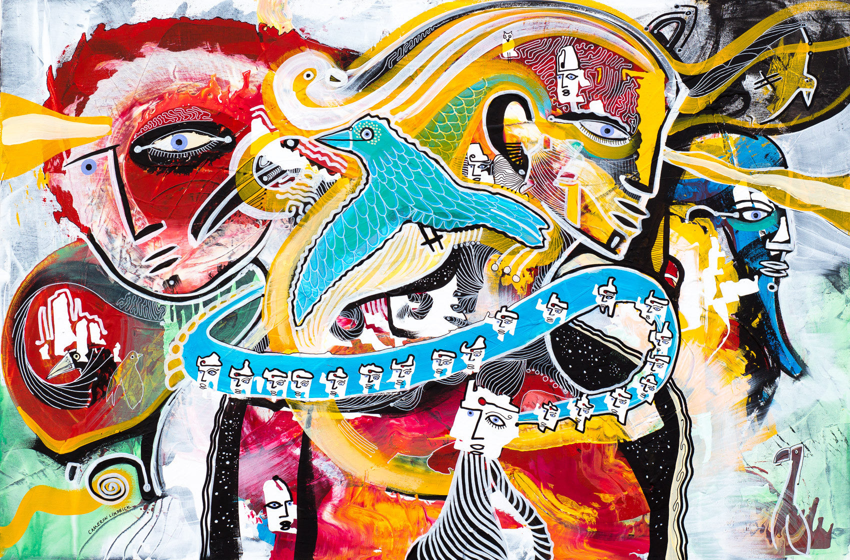 Dream Sequence by Cameron Limbrick - Acrylic Painting