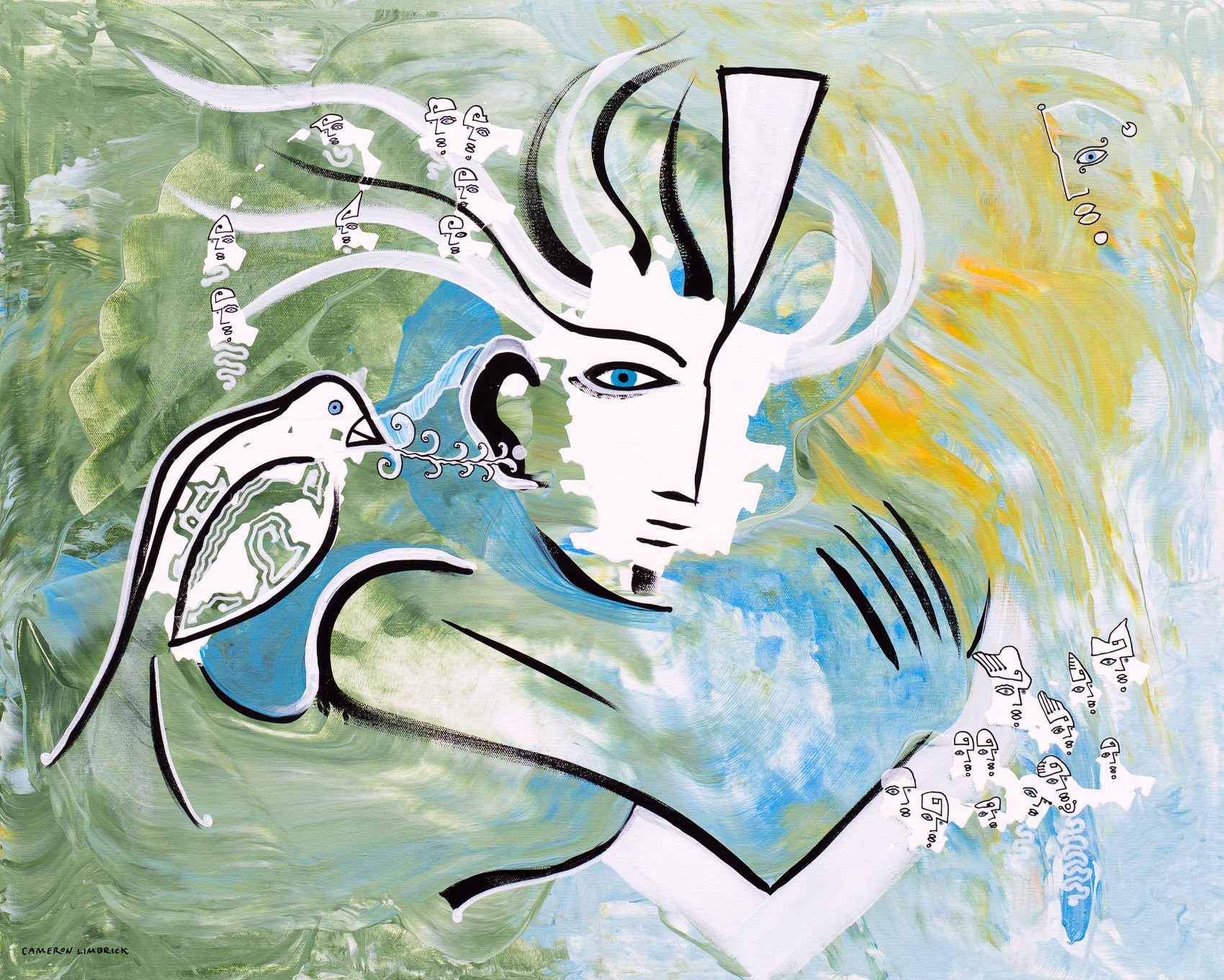 Guidance by Cameron Limbrick - Acrylic Painting