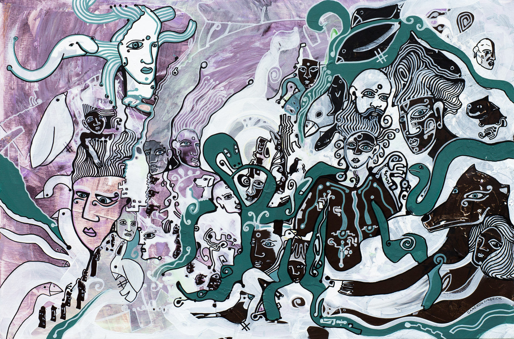 Lifetimes by Cameron Limbrick - Acrylic Painting
