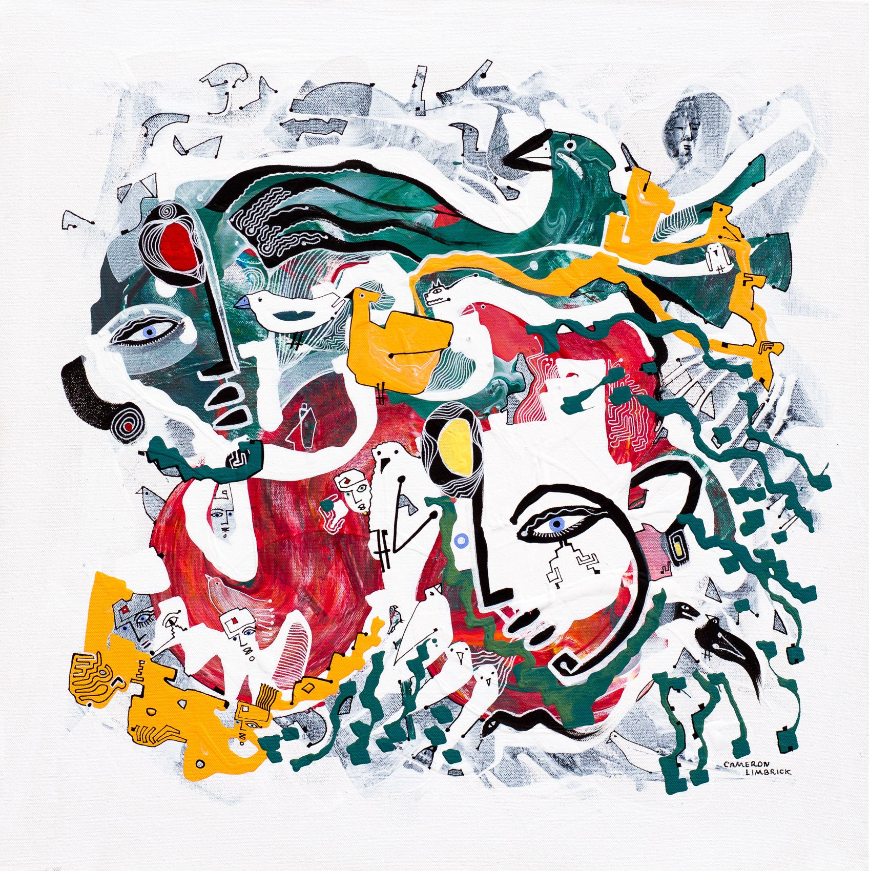 You and Me by Cameron Limbrick - Acrylic Painting