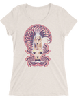 Women's Fractal Labyrinth Tri-blend T-shirt