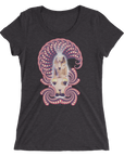 Women's Fractal Labyrinth Tri-blend T-shirt