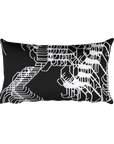 Energetic Elemental Square Pillow